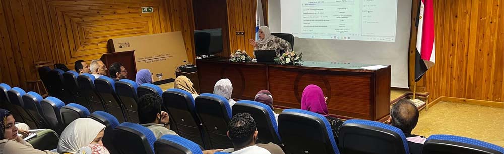 عقد ورشتي عمل حول إعداد توصيف وتقرير المقرر بكلية طب الفم والأسنان