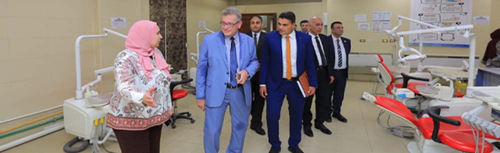  President of Kafrelsheikh University Welcomes the Committee of the Supreme Council of Universities to Assess the Readiness of Kafrelsheikh National University for the Start of the Study for the Acade