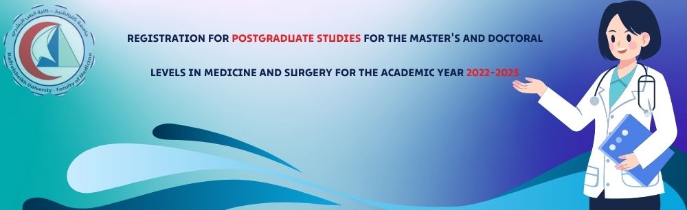 Opening the door for registration for postgraduate studies for the master