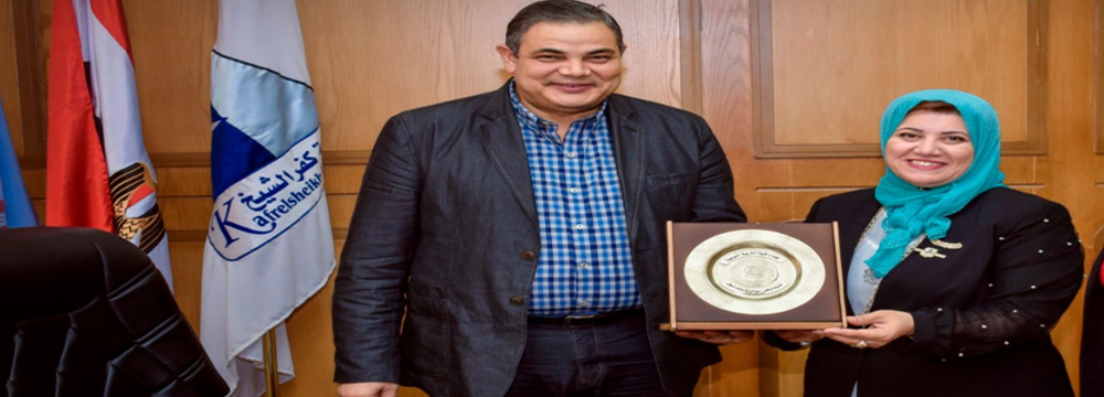 Prof. Dr. Abdel Razek Desouky as a President of the Kafrelsheikh University