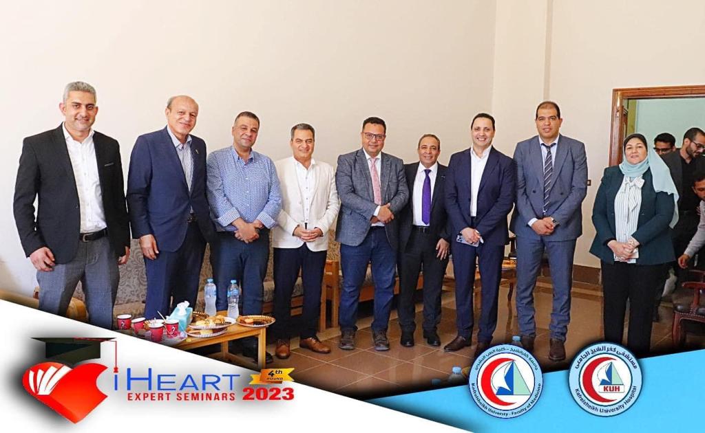 فعاليات  مؤتمر IHeart بالتعاون بين الجمعية المصرية لأمراض القلب وقسم القلب جامعة كفرالشيخ