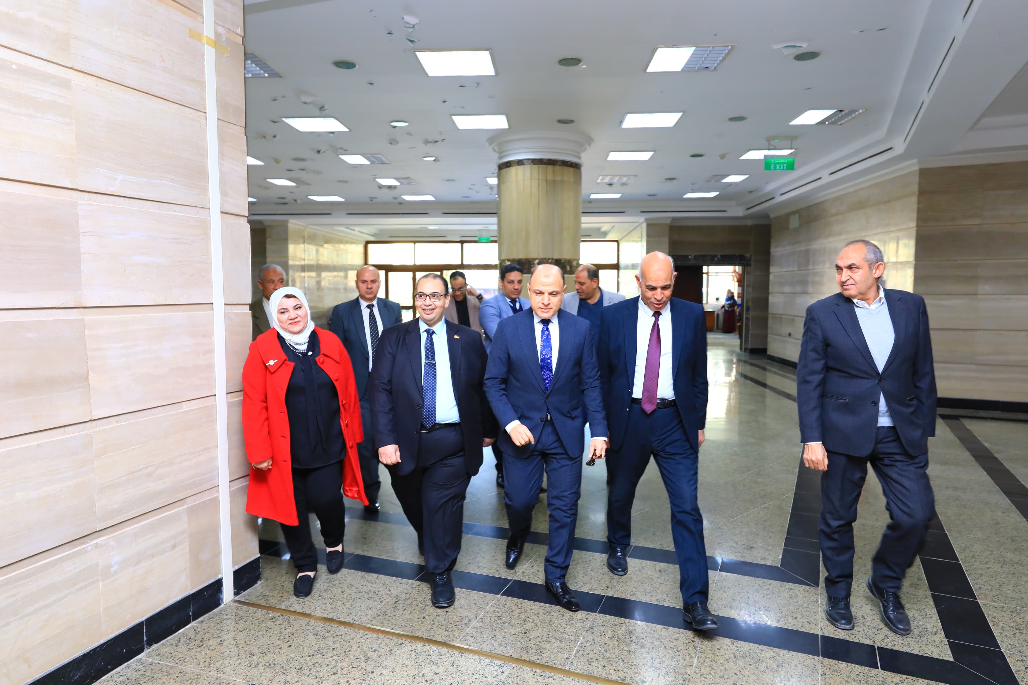 رئيس الجامعة يستقبل محافظ كفرالشيخ لتقديم التهنئة لسيادته بصدور القرار الجمهوري