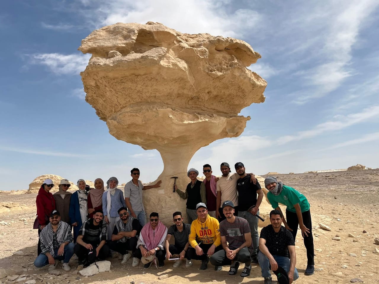 رحلة علمية ميدانية لطلاب قسم الجيولوجيا بكلية العلوم إلى الواحات البحرية ضمن خطة التدريب العملي للعام الجامعي 2025/2026